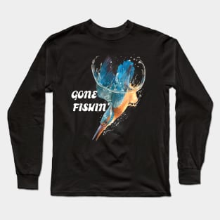 Feathered Fisher Gone Fishin' Long Sleeve T-Shirt